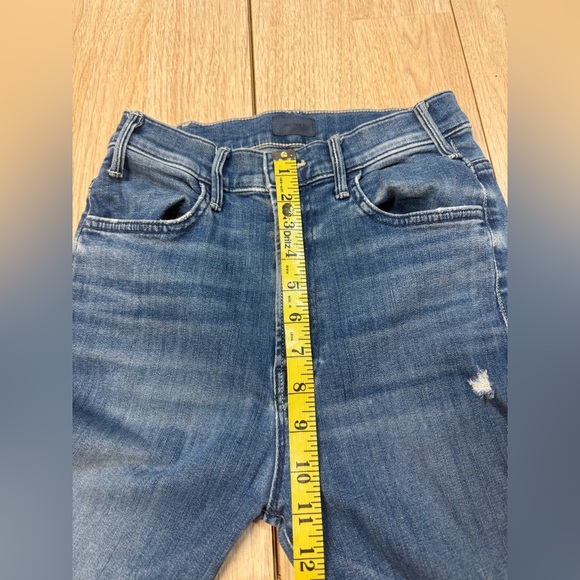 Mother Hustler Ankle Fray Denim Jeans - Picture 5 of 9
